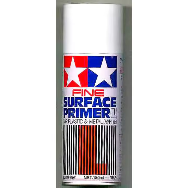 TAMIYA - SPRAY IMPRIMACION FINA BLANCA (180 ml) - Tamiya 87044 -SPRAY IMPRIMACION - 1