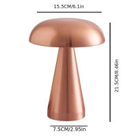Lámpara De Mesa LED Con Sensor Táctil Luz Nocturna Recargable Sin Cable Para Lectura En Restaurantes Hoteles Bares Decoración De Dormitorios - details 6