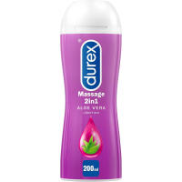 DUREX MASSAGE 2 EN 1 LUBRICANTE BASE AGUA ALOE VERA 200ML - details 0