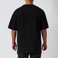 Camiseta De Correr Para Hombre Suelta Y Oversize Para Gimnasio Y Fitness Ropa De Entrenamiento Veraniega Con Mangas Cortas Y Secado Rápido - details 2