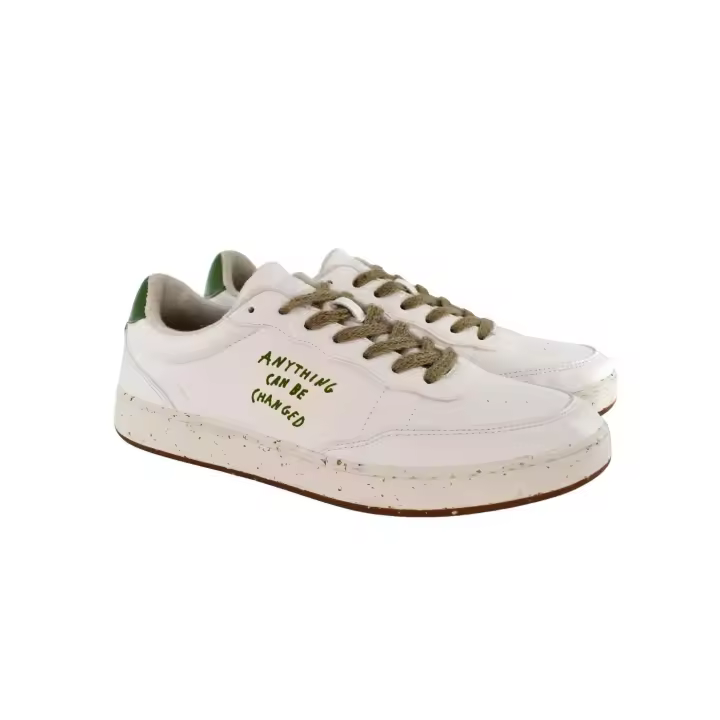 Zapatillas ACBC Evergreen Blancas Sostenibles Veganas Recicladas - 1