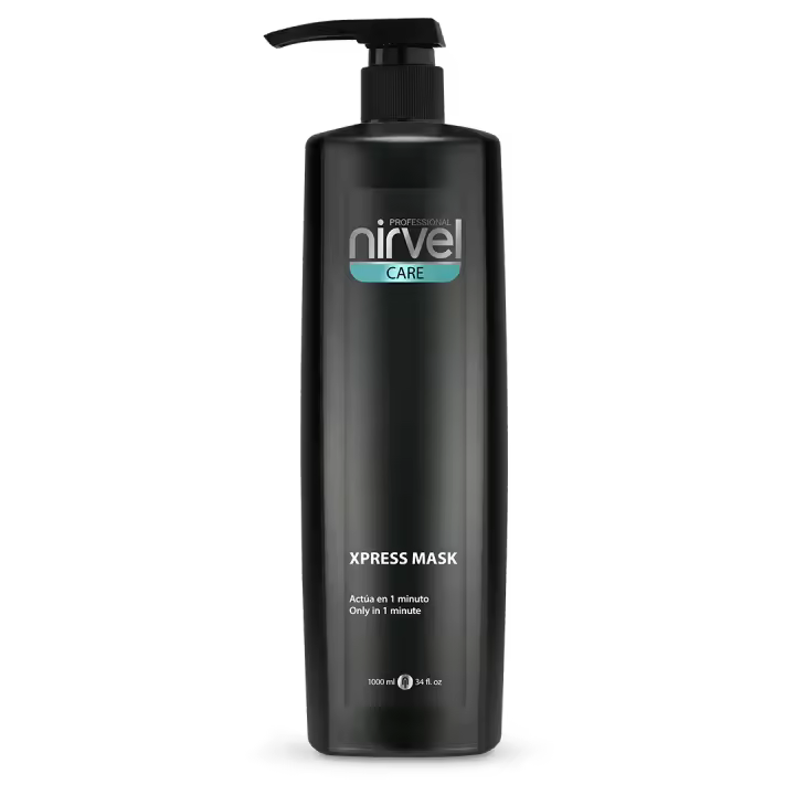 Nirvel Care Xpress Mask 1000mL 1L - Mascarilla para el Pelo Ultra Rápida Actúa en 1 Minuto - 1