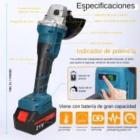 Máquina De Polvo De Ángulo Eléctrica Sin Escobillas Herramienta De Corte Y Pulido Portátil Con Motor Eléctrico Para DIY En El Hogar - details 5