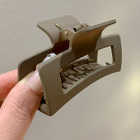 Pinza De Pelo De Acrílico Sólido 9cm Moda Para Mujer Clip De Cangrejo Coreano Barretta De Mordaza Accesorios De Pelo Para Chicas - details 5