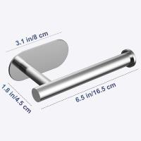 Toilet Roll Holder Self Adhesive, SUS 304 Stainless Steel Wall Mounted Toilet Paper Holder for Bathroom,Toilet, Kitchen,- No Drilling - details 1
