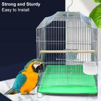 4 Pcs Reemplazo De Cuencos Para Alimento Y Agua En Jaula De Pájaro Blanco Cuencos De Alimentación Para Pequeños Pájaros Universal De Plástico - details 1