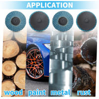 Discos De Abrazadera 50mm 2/10pcs Para Limpieza De Pintura Y Metal Rust Eliminación De Madera Herramienta Rotativa De Cambio Rápido Para Pulido - details 7