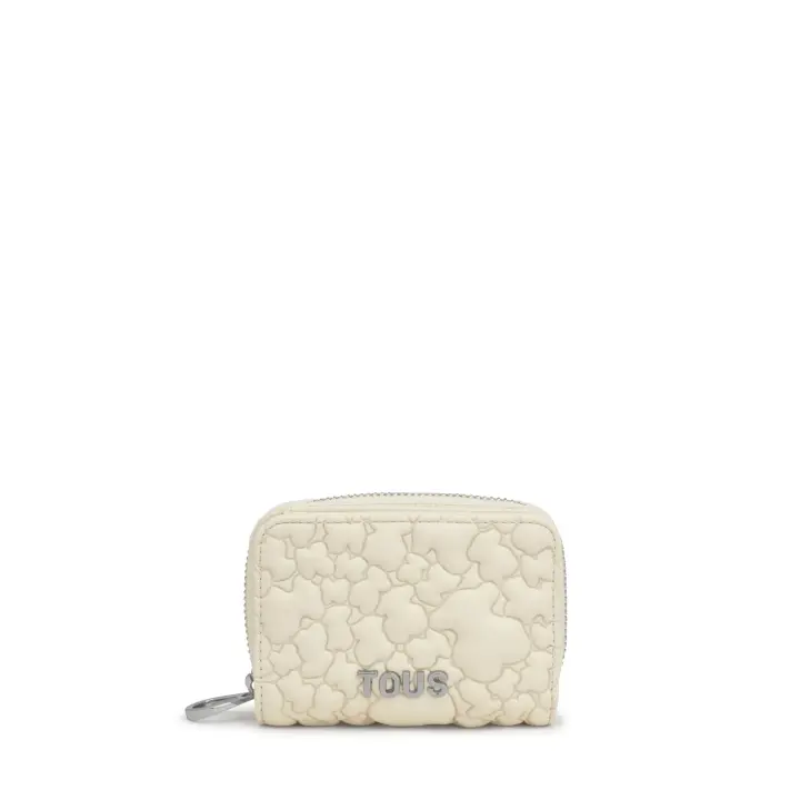 Billetera pequeña Tous Puffy bear beige     ORIGINAL con garantía y packaging oficiales de la firma - 1