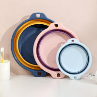 Tina De Lavado Portátil Y Plegable Para Ropa Segura Y Duradera De Plástico Suministros Domésticos Para Baño Viajes - details 1