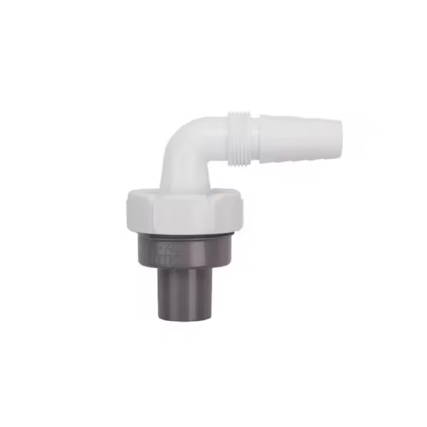 ENLACE MIXT0 MACHO PVC C/TOMA ELECTRODOMESTICO LAVADORA 11/2"-40 - 1