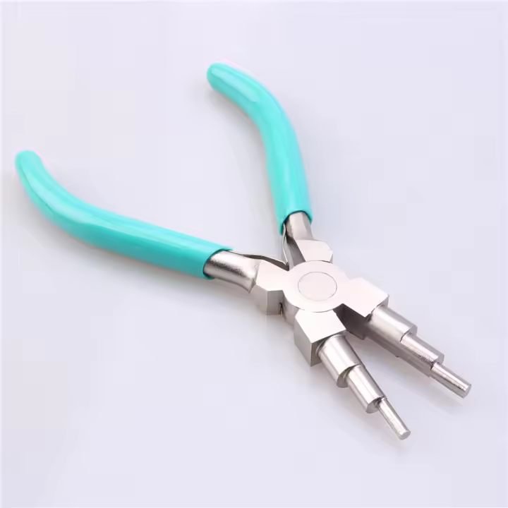 Aguja De Hacer Anillos Multi-etapa Bail Making Plier 3mm 4mm 6mm 7mm 9mm 10mm Herramienta De Joyería De Acero Inoxidable - 1