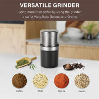 Máquina De Moler Café De Alta Potencia Con Cuchillas Desmontable Para Limpieza Multifuncional Para El Hogar Y Cocina Café Bar - details 2