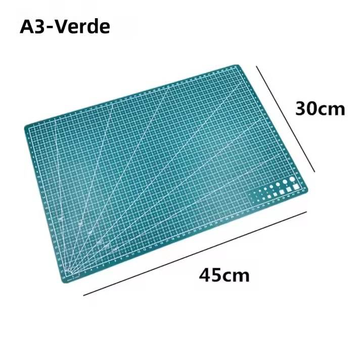 Mesa De Trabajo DIY Engrava Manualmente A3 A4 A5 Tapete De Corte En PVC Para Costura Patchwork Y Artesanía Doble Cara - 1