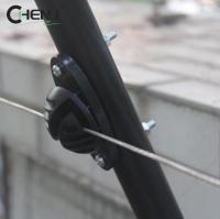 10pcs Aisladores De Valla Para Caballos Y Ganado Accesorios Electrónicos De Valla Hemisféricos Material Plástico Color Negro - details 6