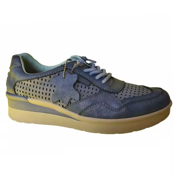 Zapato de mujer Sport Flexpies 322 Marino 105001  Flexpies MARCAS MUJER Zapatos Zapatos cuña-plano Zapatos de sport - 1