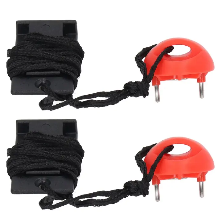 2pcs Universal Running Machine Safety Key Treadmill Magnetic Security Switch Lock Emergency Stop Switch for Exercise - 1