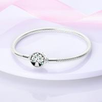 Pulsera de Cadena de Mariposa en forma de Corazón de Plata 925 Chapada en Cobre ajustado para pulseras de joyería de Mujer (Come Dos piezas y obtener Una al azar, se Debre Tres piezas) - details 7
