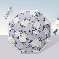 Parasol Plegable Para Mujer Con Protección UV UPF50+ Y Estampado De Flores Sombrilla De Lluvia Y Sol Con Recubrimiento De Vinilo Protección Solar Para Adultos - details 9