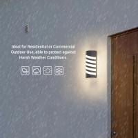 Exterior/Interior de la pared Sconce, impermeable IP65 antracita Luz de pared, Luz de pared para Jardines pasillo Terraza, Bombilla no incluida - details 3