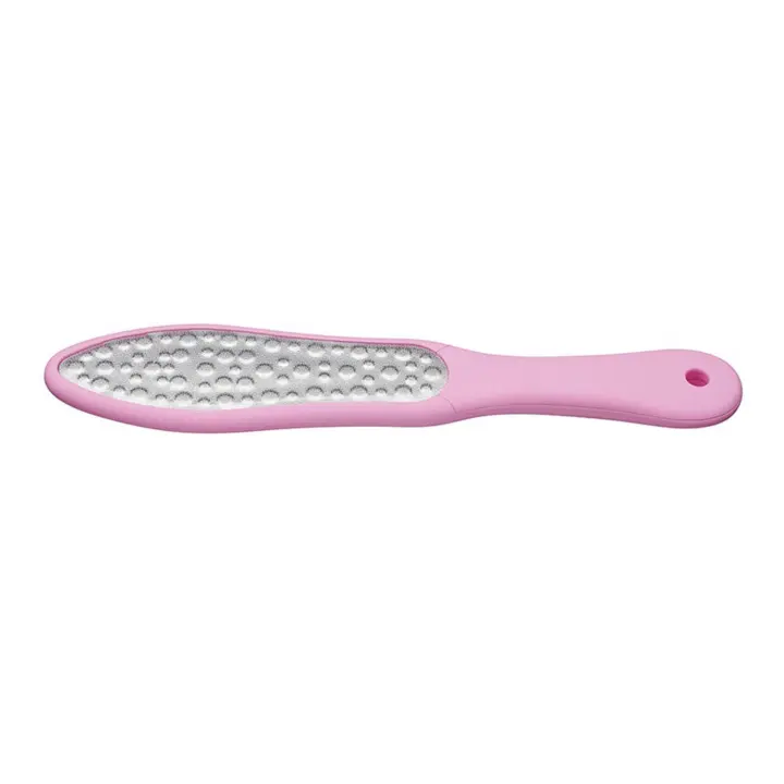 EUROSTIL METALICO RASPACALLOS CON MANGO GOMA SOFT ROSA 1UN - 1