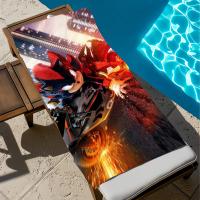 Toalla De Bano Rápida Y Suave S-Sonic El He-dgehog Para Playa Piscina Viajes Gimnasio Camping Deportes Tamaño Varía - details 6