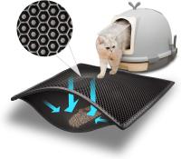 Alfubra para Arena para Gatos de Doble Capa 30x45 cm Accesorio para aspirador Negra - details 0