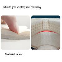 Almohadillas De Tacón Para Zapatos Deportivos Ajustables Antideslizantes Protector De Pies Inodoro Brioche Almohadilla De Apoyo Del Arco Duradera De Algodón - details 6