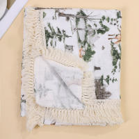 Manta De Algodón Muselina Para Bebé Con Borlas Swaddle Recibimiento Para Recién Nacidos Funda De Cuna Y Silla De Coche - details 18