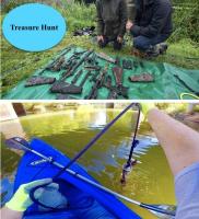 (2 unidades)fuerte fuerza 78kg Super Potente redondo finshing de neodimio imán con cáncamo,48mm de diámetro,para Ciencias, Industria, Pesca y Salvamento - details 5