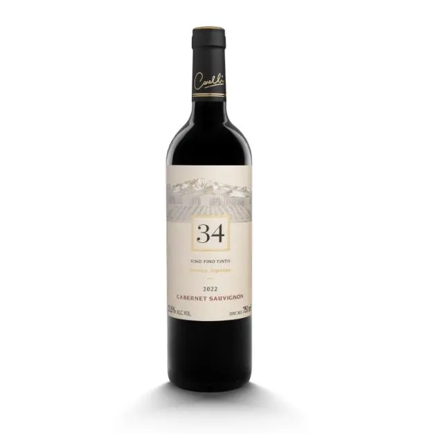 Pack x 3 Vino Carelli Argentino 34 Cabernet Sauvignon - 1