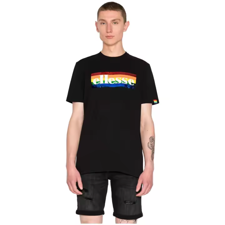 Camiseta de Manga Corta Ellesse  para hombre en color negro - 1
