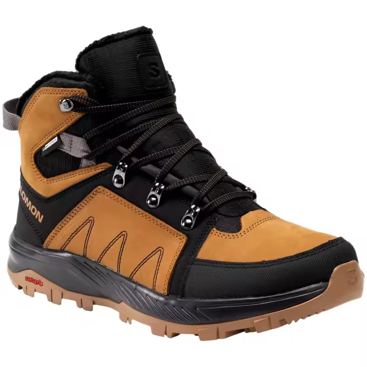 Calzado Outdoor marca Salomon modelo L47381900 para hombre en color marrón - 1