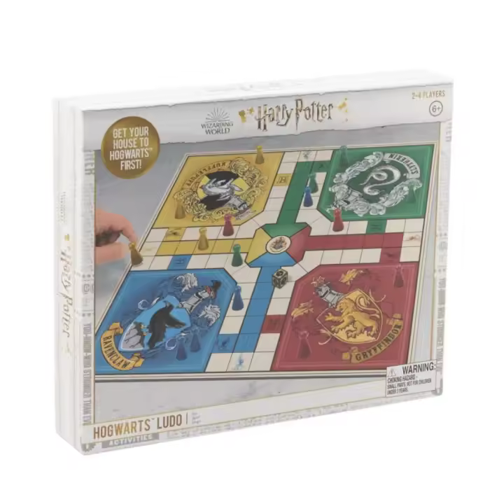 Juego de Mesa Paladone Parchis Harry Potter Casas  Slytherin, Ravenclaw, Hufflepuff y Gryffindor - 1