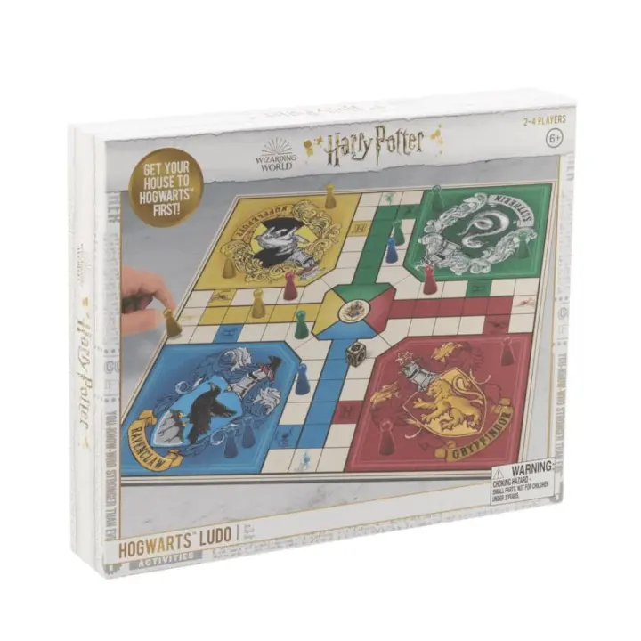 Juego de Mesa Paladone Parchis Harry Potter Casas  Slytherin, Ravenclaw, Hufflepuff y Gryffindor - 1