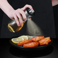 Olla de aceite Pulverizador de aceite para cocinar Botella de spray Barbacoa Freidora de aire multifunción Vidrio Olla de aceite de alta presión para hornear - details 3