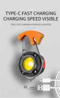 ESMARTER W5143 Linterna Multifuncional De Llave Con Lámpara Para Bicicleta Y Chaqueta Windjacket Torcha Portátil Recargable LED Impermeable De 450 Lúmenes - details 4