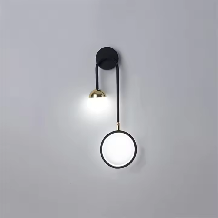 SOMY Aplique de pared moderno Aplique de pared 13W Material acrílico Apliques de pared vintage Pantalla de luz de pared industrial Lámpara de pared retro Apliques de metal Cocina perfecta Restaurante Loft Aplique de pared trisombreado - 1