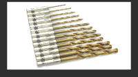 Juego De 13 Piezas De Brocas De Torcer De Acero De Alta Velocidad Con Capa De Titanio Para Madera Plástico Hoja De Hierro Y Aluminio Metal Perforación Hexagonal Taladro - details 6