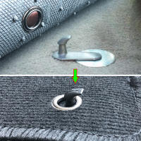 Clip De Fijación Para Alfombra De Coche Duradero Accesorios Interiores Para TOYOTA Avanza/Innov Clip De Piso De Plástico - details 2