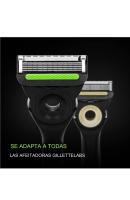 Gillette Labs -Cuchillas de Repuesto Recambio Para Máquinas de Afeitar Hombre pack de 9 o 6 unidades - details 3