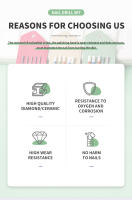 Juego De Brocas Para Uñas De Cerámica Diamante FABUYAN Profesional Para Manicura Accesorios De Uñas Para Mujeres - details 1