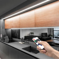 Tira De Luz LED Ajustable COB 320LEDs/M DC24V 5M 10M Con Control Remoto RF Alta Luminosidad Para Decoración De Cocina Y Habitaciones - details 0