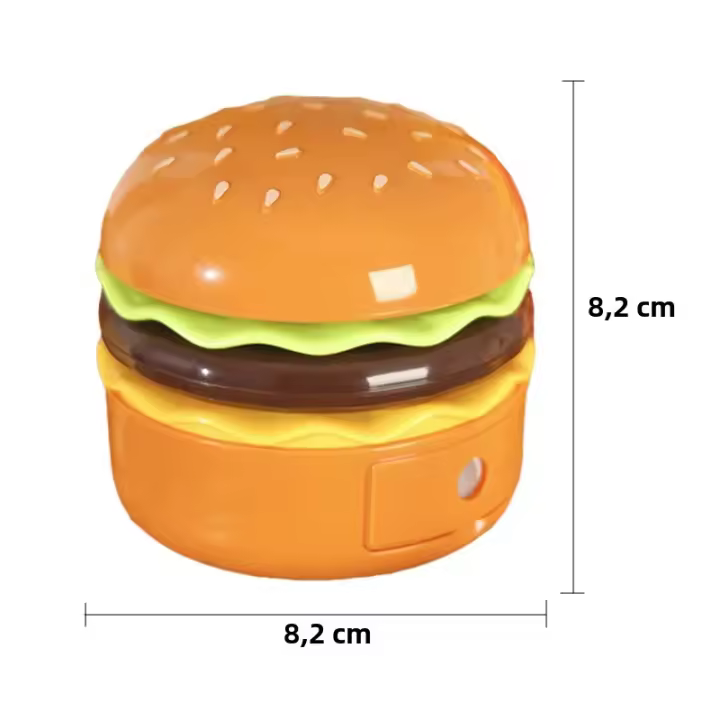 Lámpara De Lectura LED Hamburguería Con Punzador Luz Nocturna Para Decoración De Dormitorio Regalo Incluye Batería Recargable - 1
