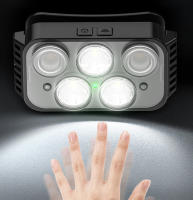 Linterna Frontal Recargable USB XPG+ Con Inducción Potente Y Luz LED Para Camping Pesca Y Trabajo Impermeable Y Alta Luminosidad - details 9
