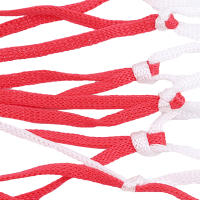 Malla De Red De Deporte De Nylon Roja Y Blanca Tejida Para Baloncesto Fútbol Voleibol Accesorios De Exterior Grande - details 4