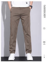 Pantalones Casuales De Algodón De Calidad Superior Para Hombres Estilo Recto Cierre De Cremallera Pantalones De Todas Las Estaciones - details 9