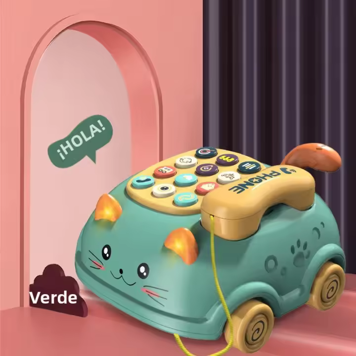 Juguetes Musicales De Piano Para Bebés 0-12 Meses Montessori Teléfono Móvil Para Niñas 13-24 Meses Y 2-4 Años Juguetes Educativos Para Niños - 1