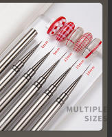5PCS Pinceles De Arte Para Uñas Con Liner Acrílico UV Gel Colores Pinturas Herramientas Para Dibujar Y Diseñar Manicura DIY Accesorios De Belleza - details 1