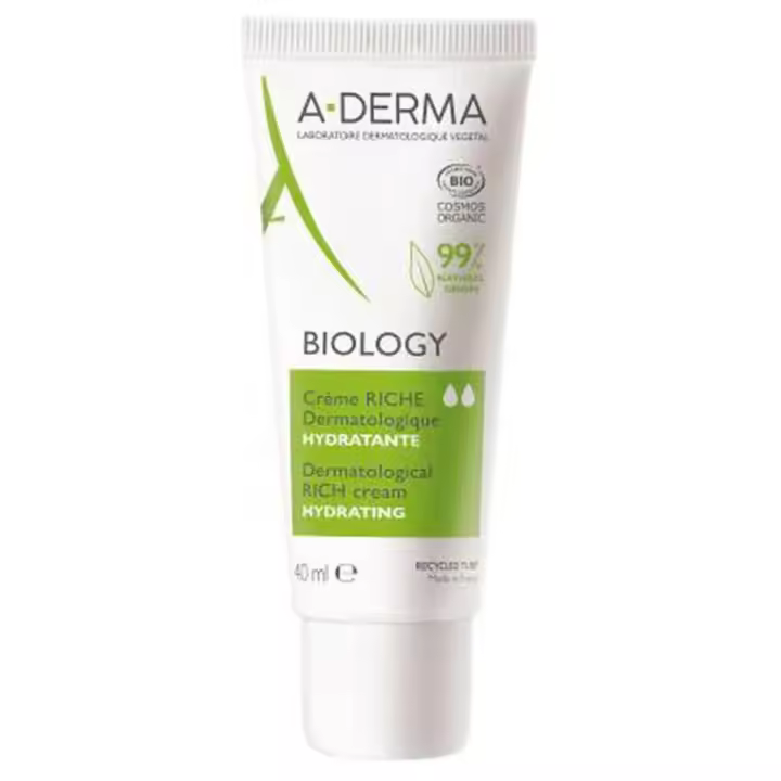 A-DERMA Biology Crema Hidratante Rica 40 ml - 1