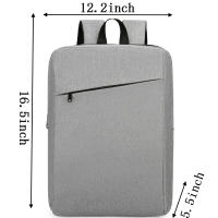 Mochipa para computadora de 16,2*12,2*5,5 pulgadas, mochipa para Viajes Diarios y de Negocios simple y Moderna, Gran capacidad, Diseño impermeable, ajustado para Viajes Diarios y de Negocios - details 0